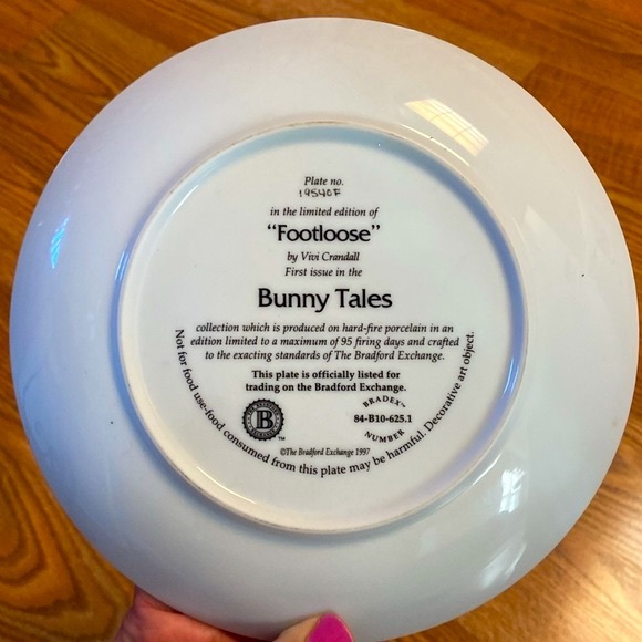 Vintage Limited Edition "Footloose" Bradford Exchange 1997 Porcelain Plate - Picture 2 of 4